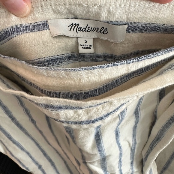 Madewell Portside Skirt in Ikat Stripe Size 2 - Picture 6 of 6